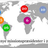 Nye mormon-missioner og missionspræsidenter bekendtgjort for 2015