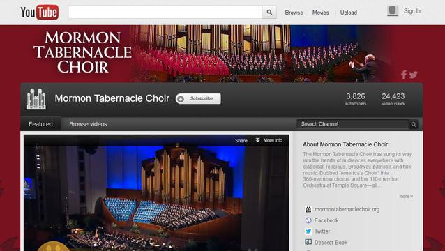 mormon tabernacle choir youtube 2